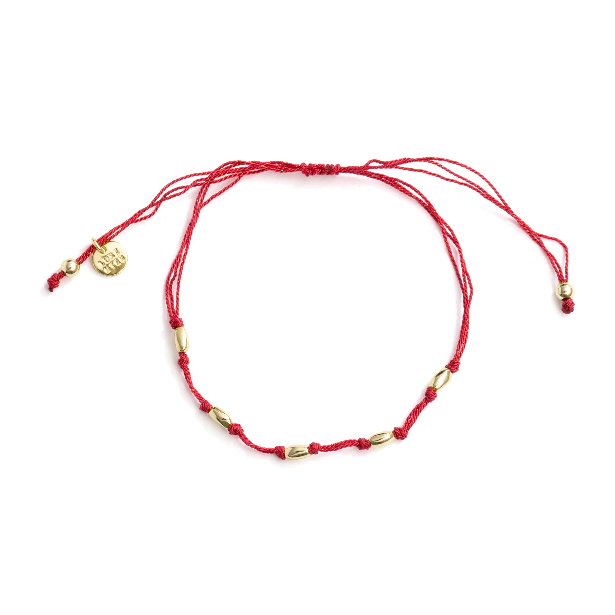 Tobillera Buawe acabado oro amarillo 18k