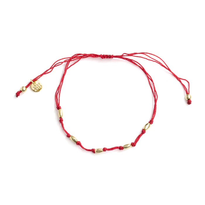 Tobillera Buawe acabado oro amarillo 18k