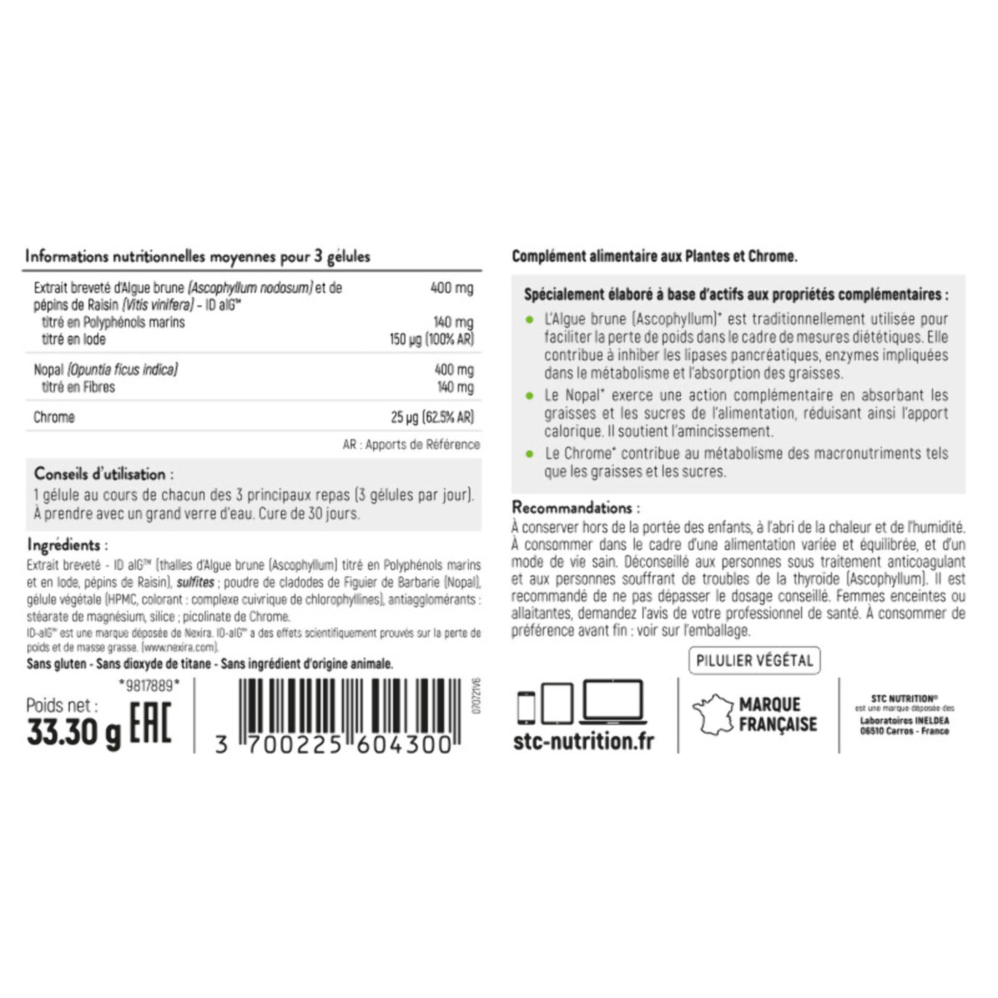 STC NUTRITION - Pack Contrôle du poids - Complément alimentaire - Drainaxyl® 500 Fruits Rouges + Hydroxyblast® + Killercal + Taille Abdos Ventre Plat + - Elimination & Drainage - Brûle graisses extra-fort