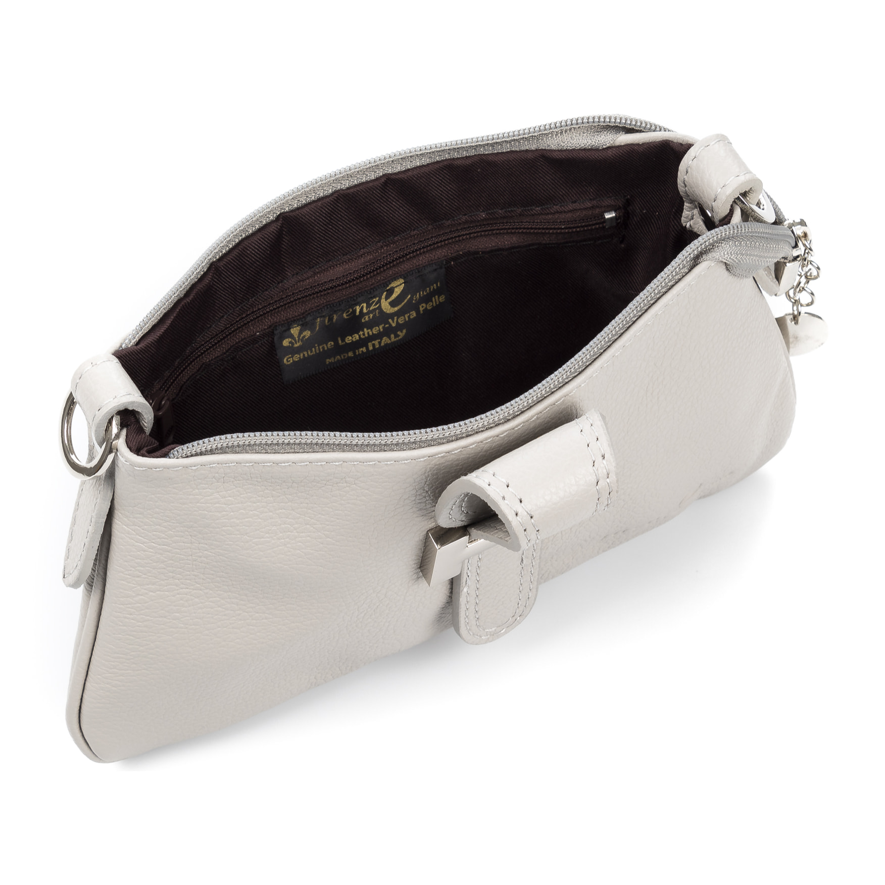 Allerona Bolso de mano Mujer.Piel auténtica Dollaro