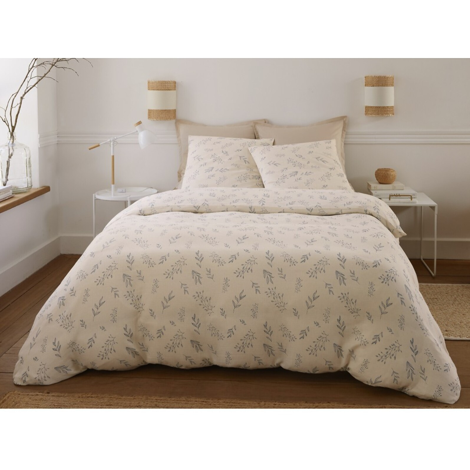 Parure housse de couette coton multicolore