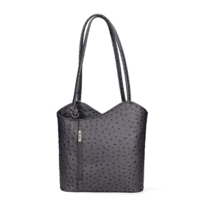 Zaino da donna in vera pelle - Modello Chanel - 28.0 x 25.0 x 9.0 cm