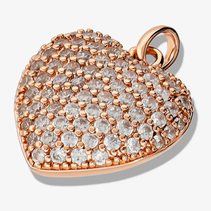 Ciondolo Cuore in Pavé di Cubic Zirconia