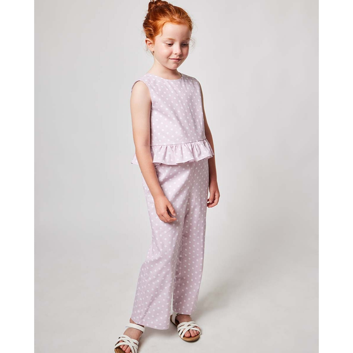 MONO LUNARES ROSA Y BLANCO