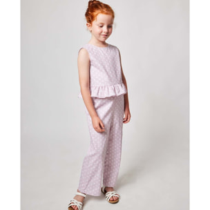 MONO LUNARES ROSA Y BLANCO