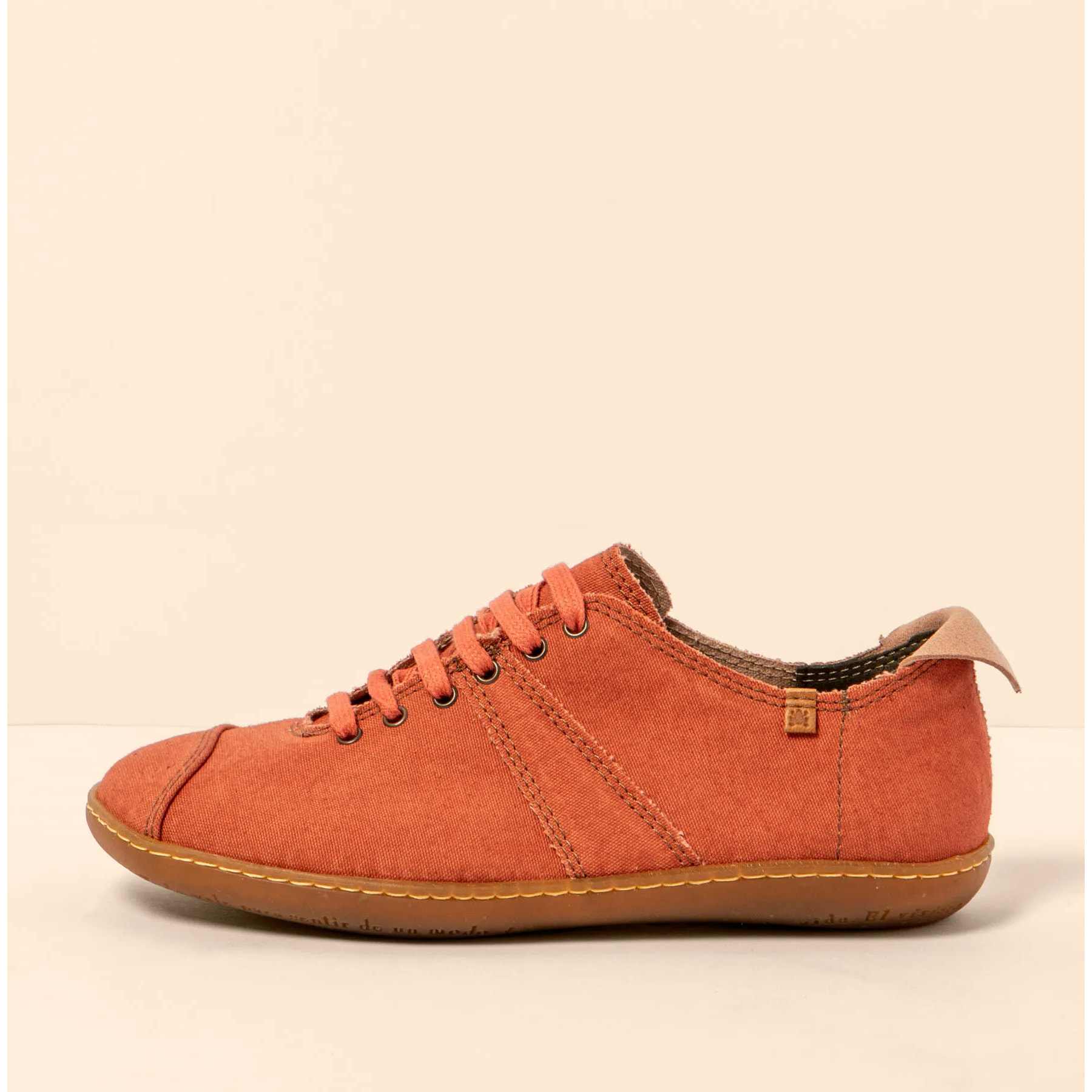 Zapatos N5288T RECYCLED COTTON BURNT/ EL VIAJERO color Burnt