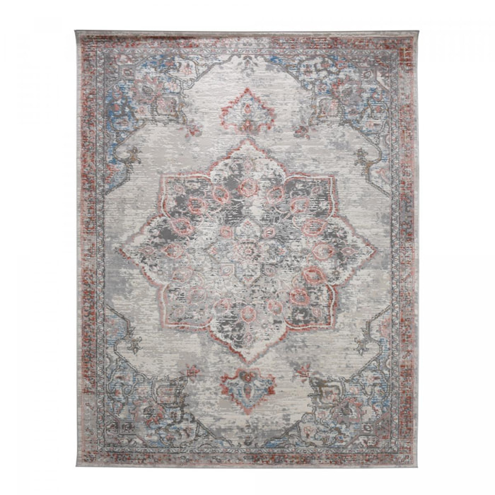 Tapis Kege aux motifs traditionnels orientaux à médaillon