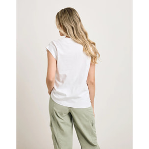 Camiseta Manga Corta Blanca - Lulina