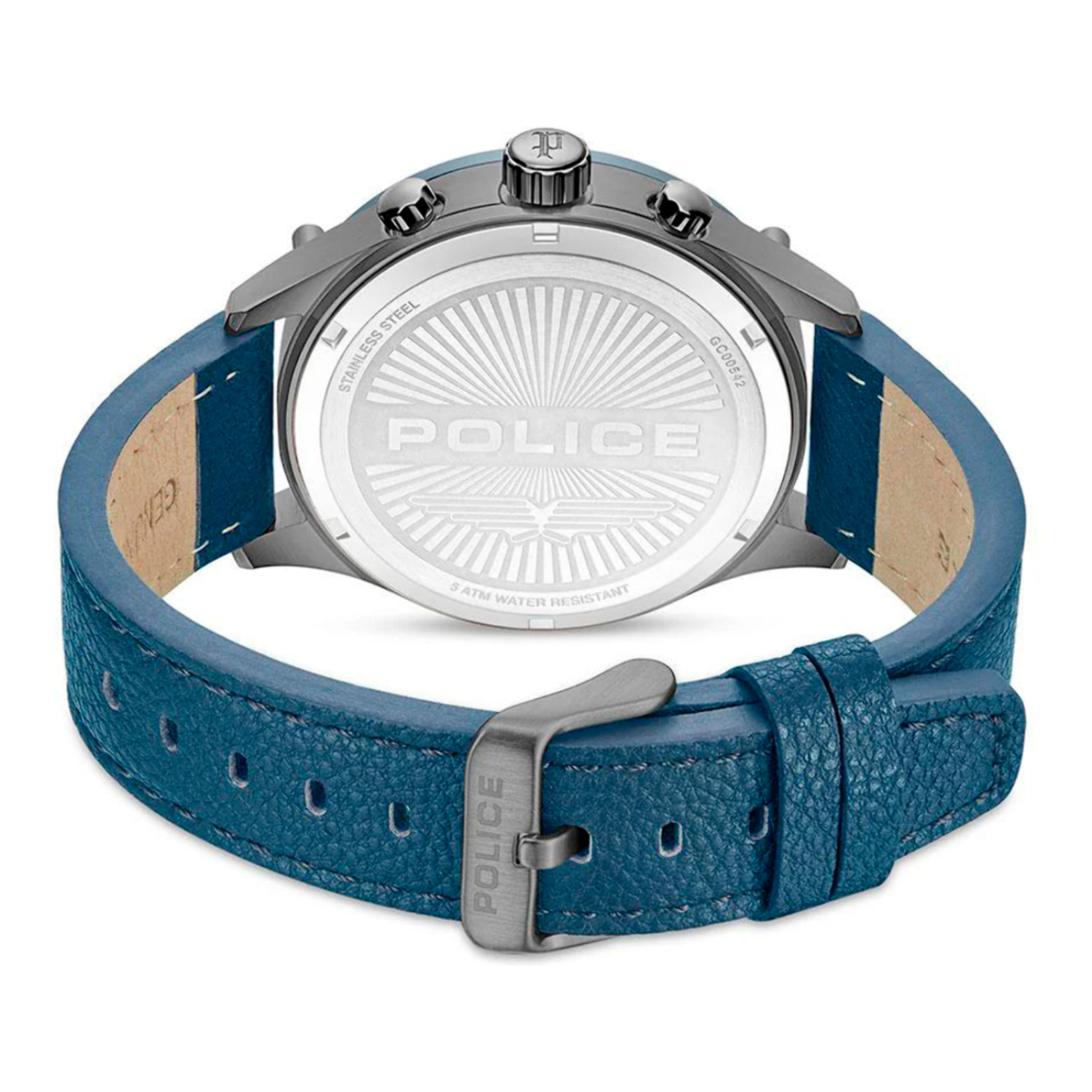 Reloj Police PEWGC0054206 Hombre Analogico Cuarzo con Correa de Cuero
