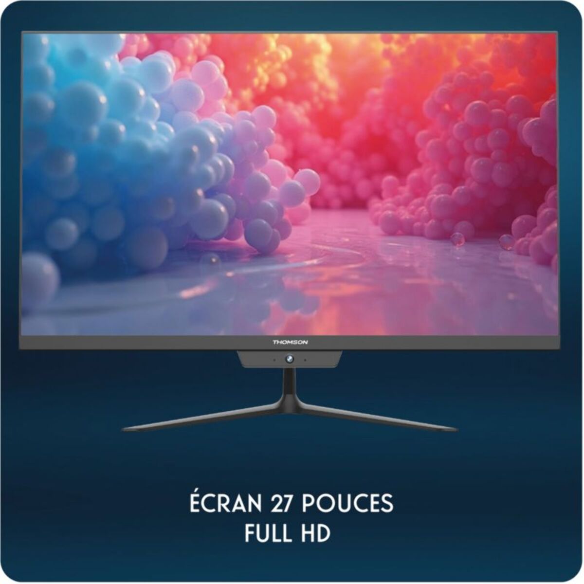 Ordinateur tout-en-un THOMSON A27I51216BK512C 27" Intel Core i5-12450H 16 Go RAM LPDDR4 SSD 512 Go