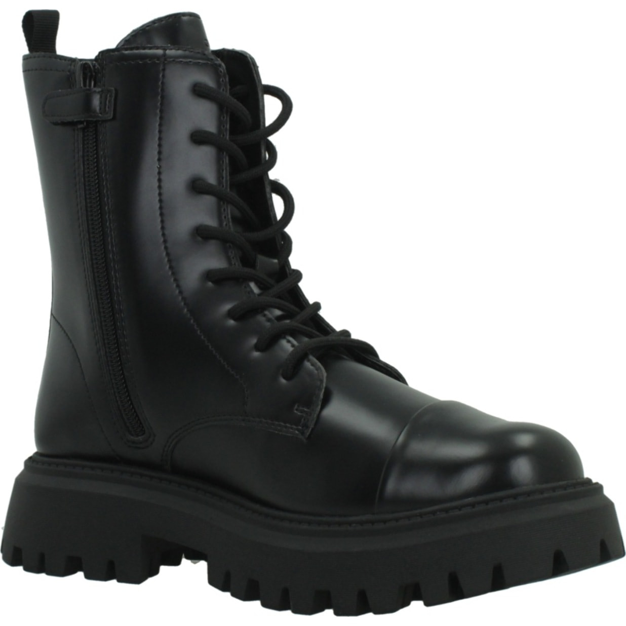 Zapatillas Niña de la marca GEOX  modelo J66M6A 000CN J MAQUINNENS NEGRO