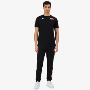 Kappa - Camisetas y tops Hombre Negro - 222 Banda Ran Vr46 Travel