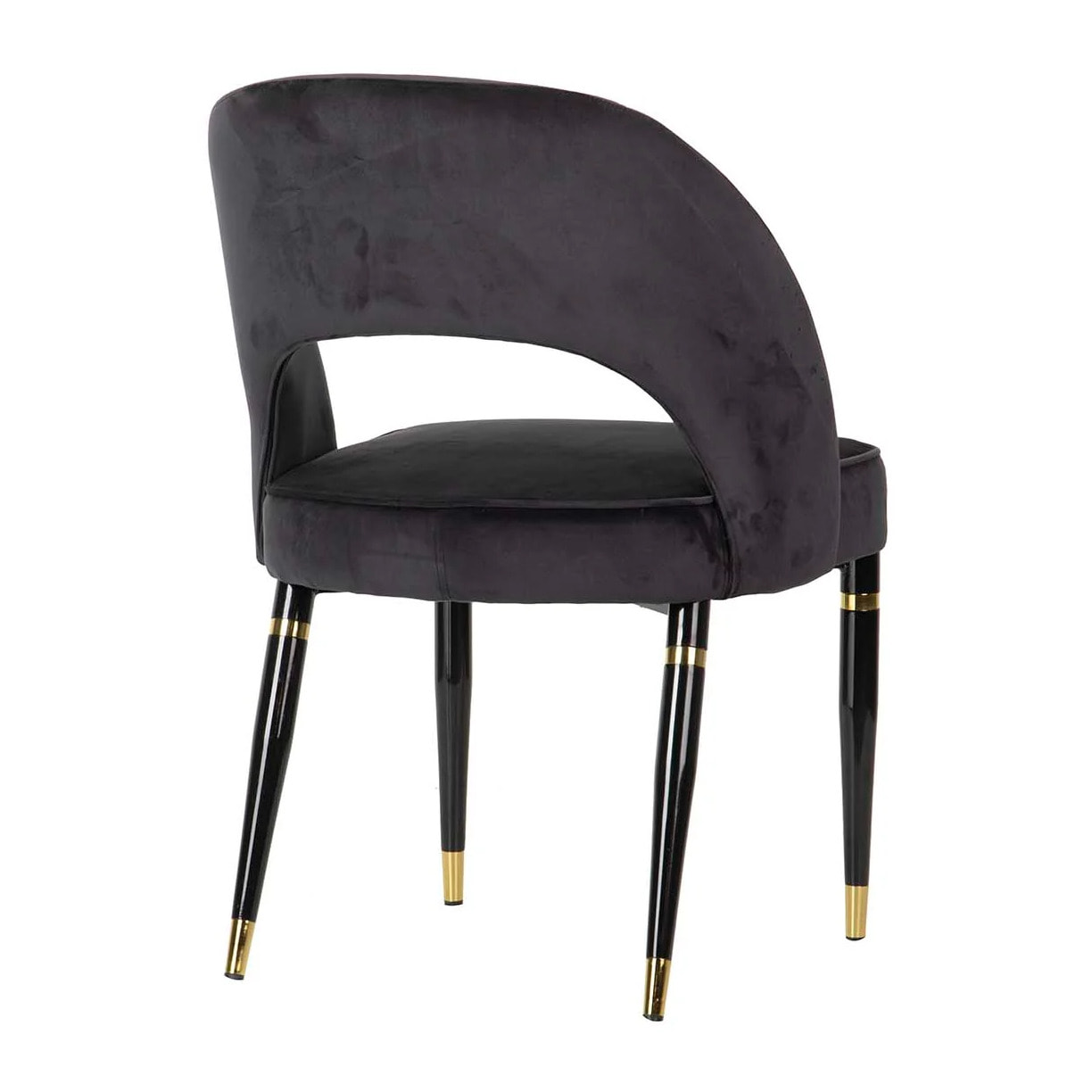 Silla Velvet Negro Houston 56x58x83 Cm