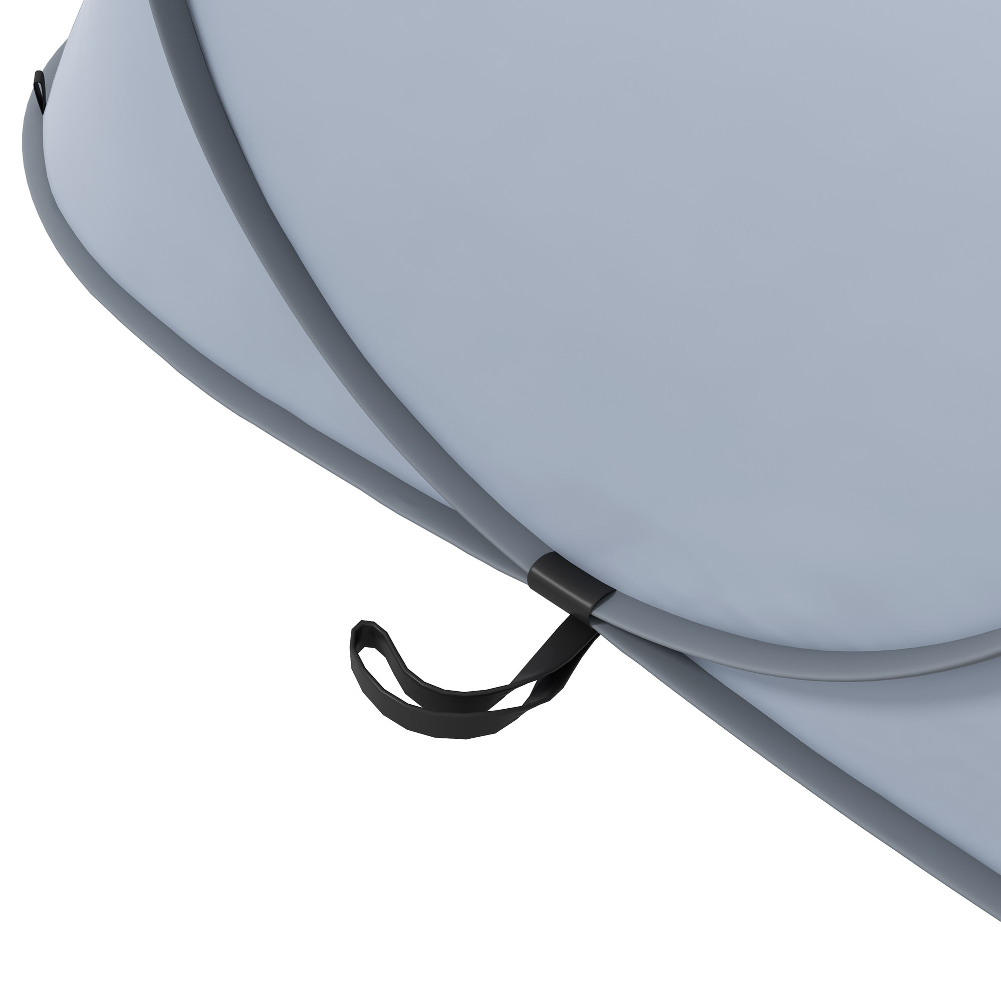 Tienda de Campaña Pop-Up para 2-3 Personas Tienda de Camping Plegable Portátil Impermeable con Ventana Puerta y Bolsa de Transporte para Pescar Senderismo 245x148x105 cm Gris