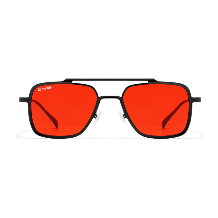 Gafas de Sol Muni SQ Black / Red D.Franklin