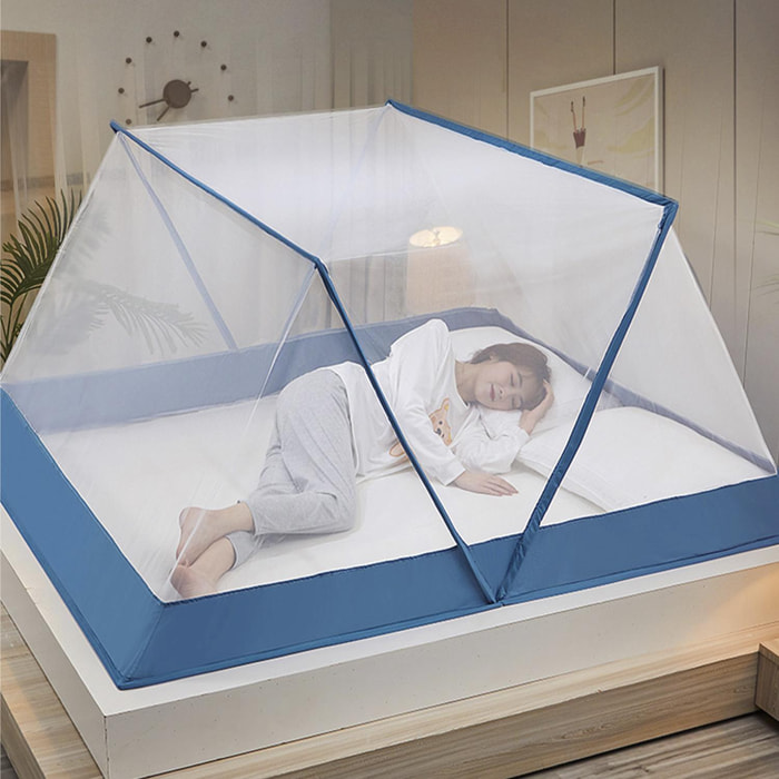 Mosquitera plegable para cama. 100x190x80cm.