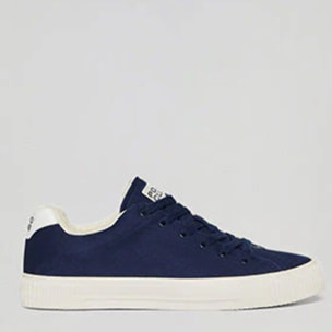 Sneaker Habana in tela blu marino da uomo con dettagli Polo Club