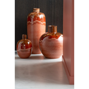 J-Line Vase Aline Ceramique Rouge Medium