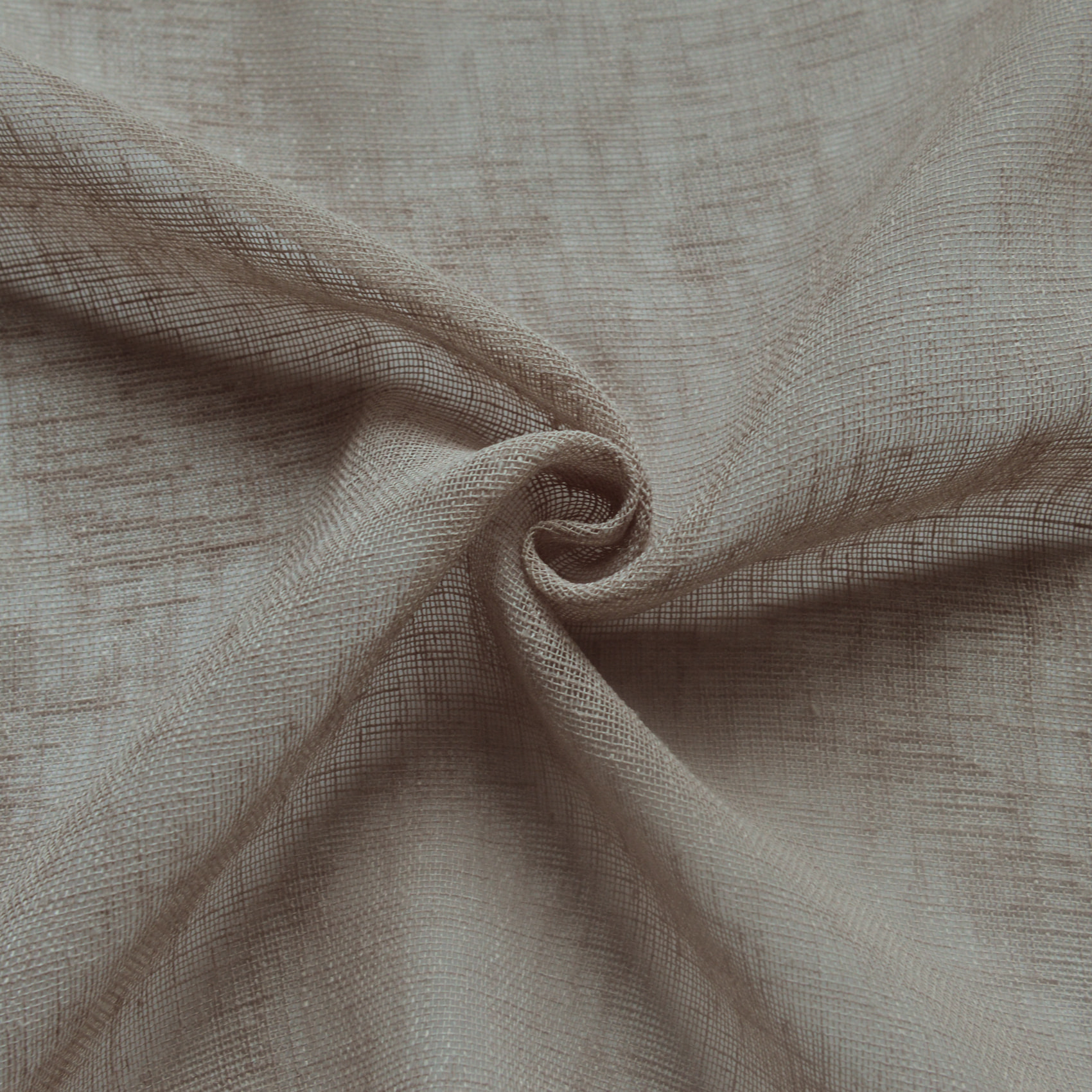 Voilage   - Effet lin fluide - Beige