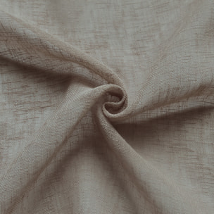 Voilage   - Effet lin fluide - Beige