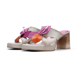 Mule Odina Blanco 7 cm
