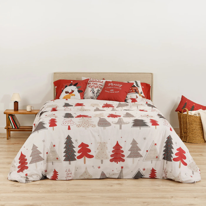 Housse de couette avec clics 100% coton Laponia 52