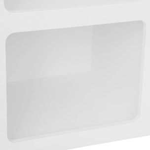 Meuble 6 niches "Soleya" 110x71,5cm blanc