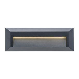 Forlight APLIQUE IP65 SIRAM LED 2.5 BLANCO CÁLIDO - 3000K ON-OFF GRIS URBANO 290