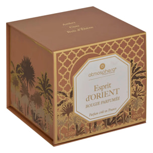 Bougie parfumée Elisa epices - fève tonka transparent 200g