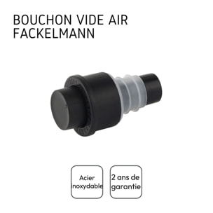 Bouchon de bouteille avec pompe vide air Fackelmann Bar Concept