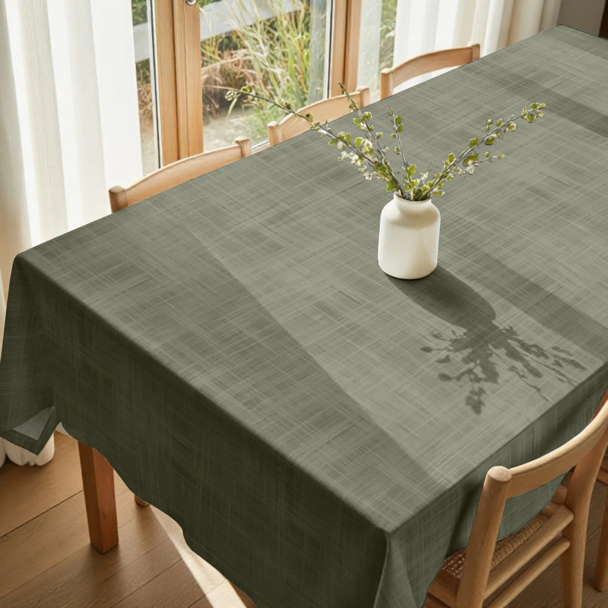 Nappe en résine anti-taches Sauge du désert