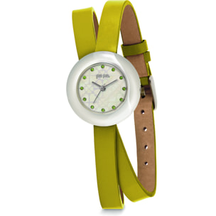 Reloj Folli Follie WF13F030SSF Mujer Analogico Cuarzo con Correa de Cuero