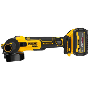 Meuleuse 18V 125 mm XR Brushless - DEWALT - avec 1 batterie 18V 6Ah - chargeur - coffret - DCG409T1-QW