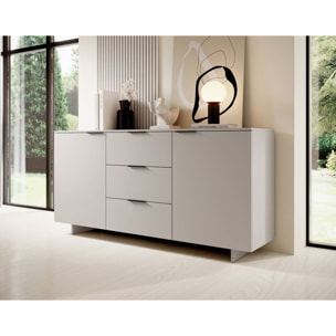 Canterbury - buffet bas - beige - 3 tiroirs et 2 portes - 180 cm - Beige
