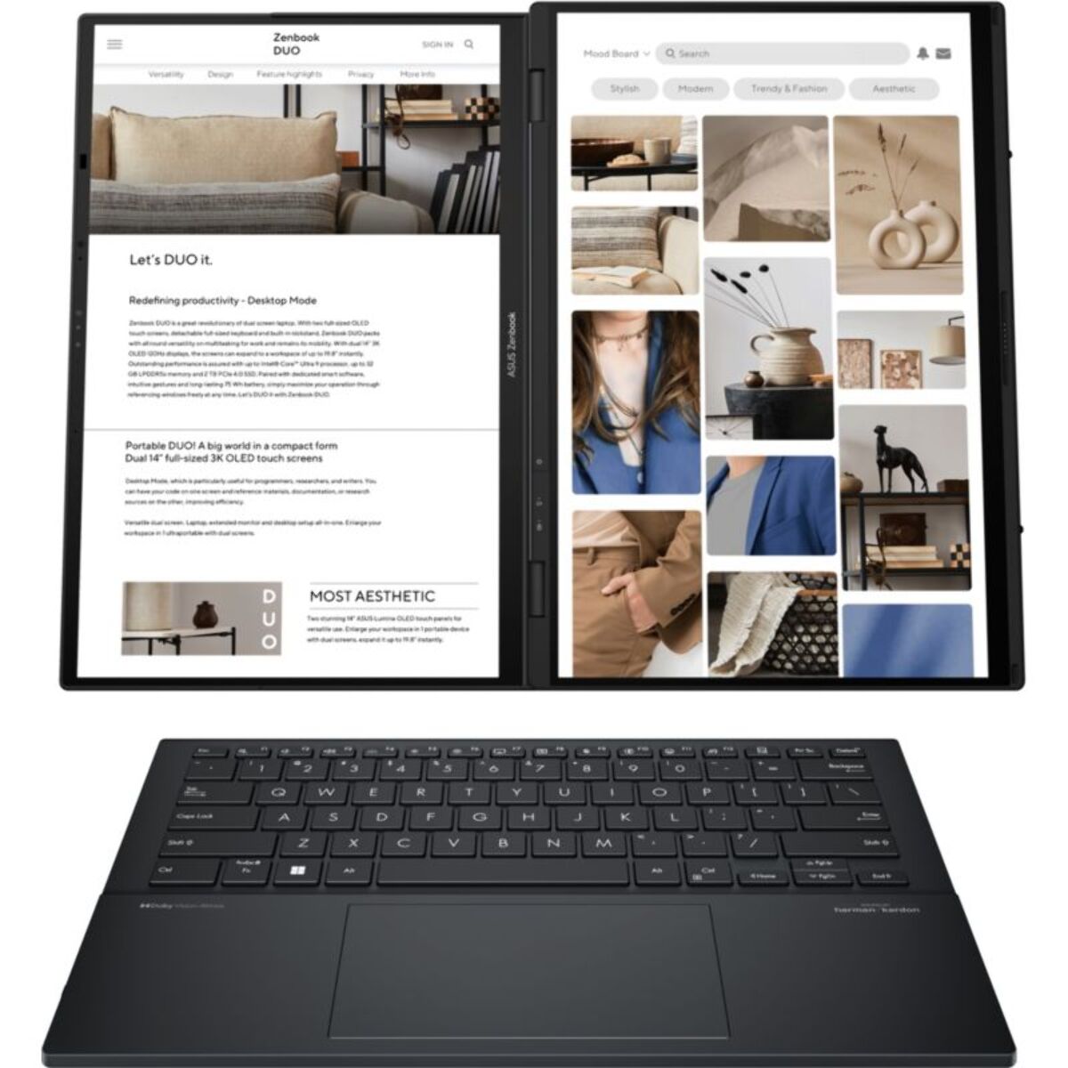 Ordinateur portable ASUS Zenbook Duo UX8406CA-PZ011W Copilot+