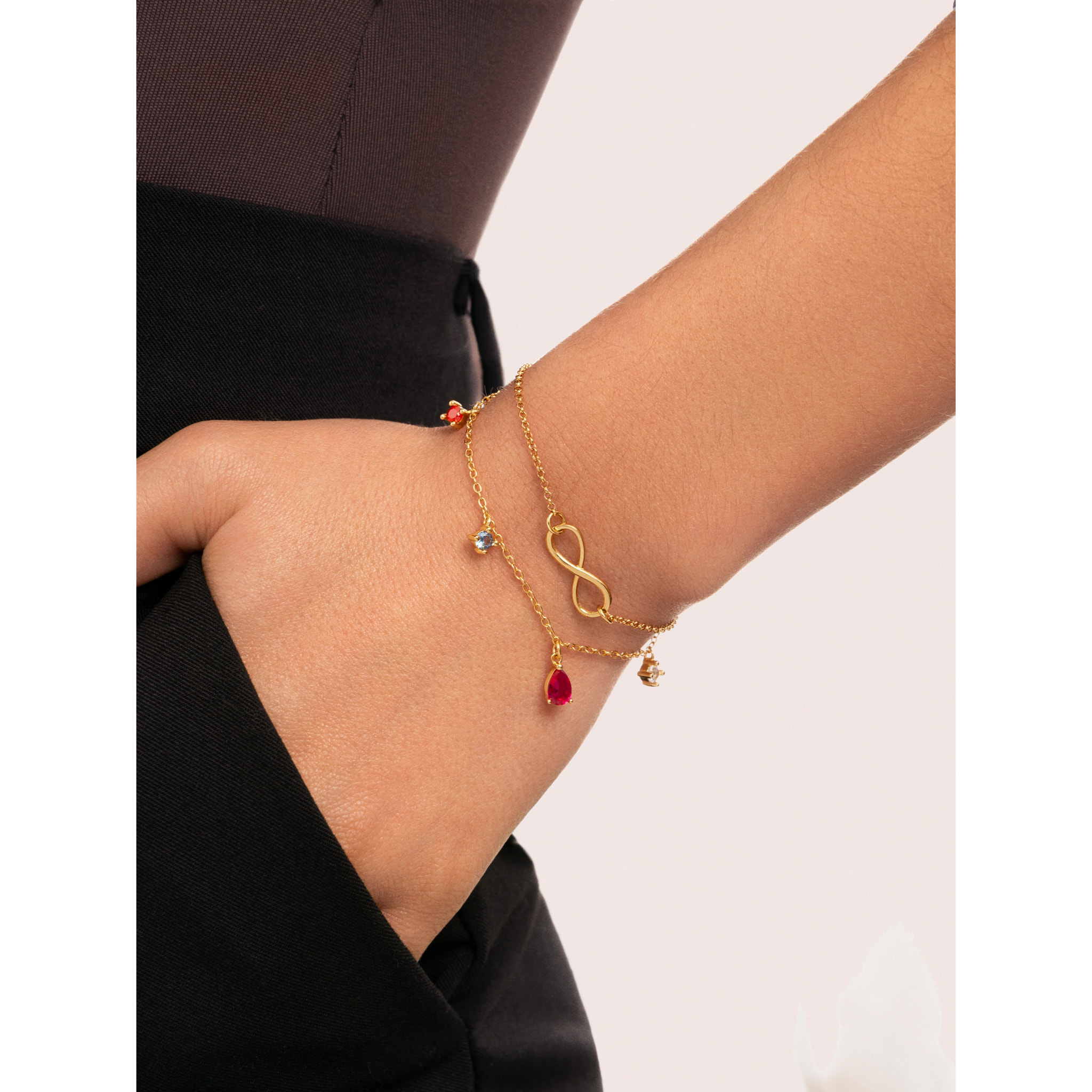 Bracciali Infinite Argento Placcato Oro