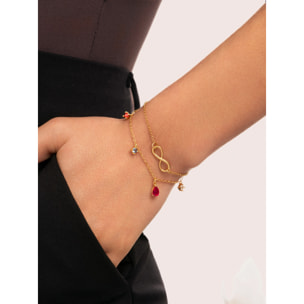 Bracciali Infinite Argento Placcato Oro