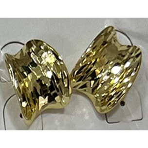 Pendientes Melti acabado oro amarillo 18k
