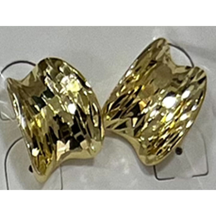 Pendientes Melti acabado oro amarillo 18k