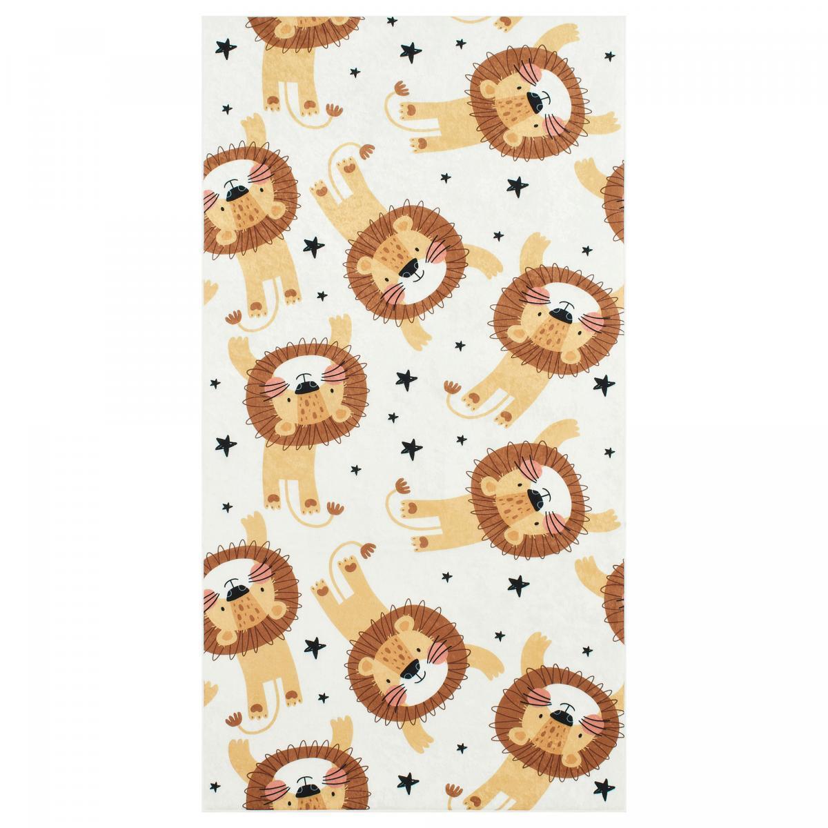 Tapis enfant tissé motif animaux MIRI