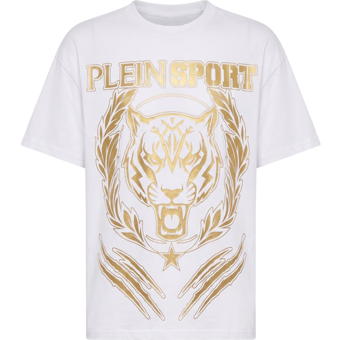 PLEIN SPORT Camiseta de cuello redondo y manga corta TIGER