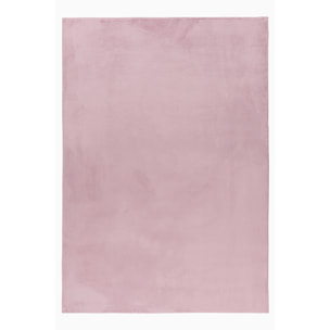 BARROW - Tapis en fausse fourrure doux uni Rose