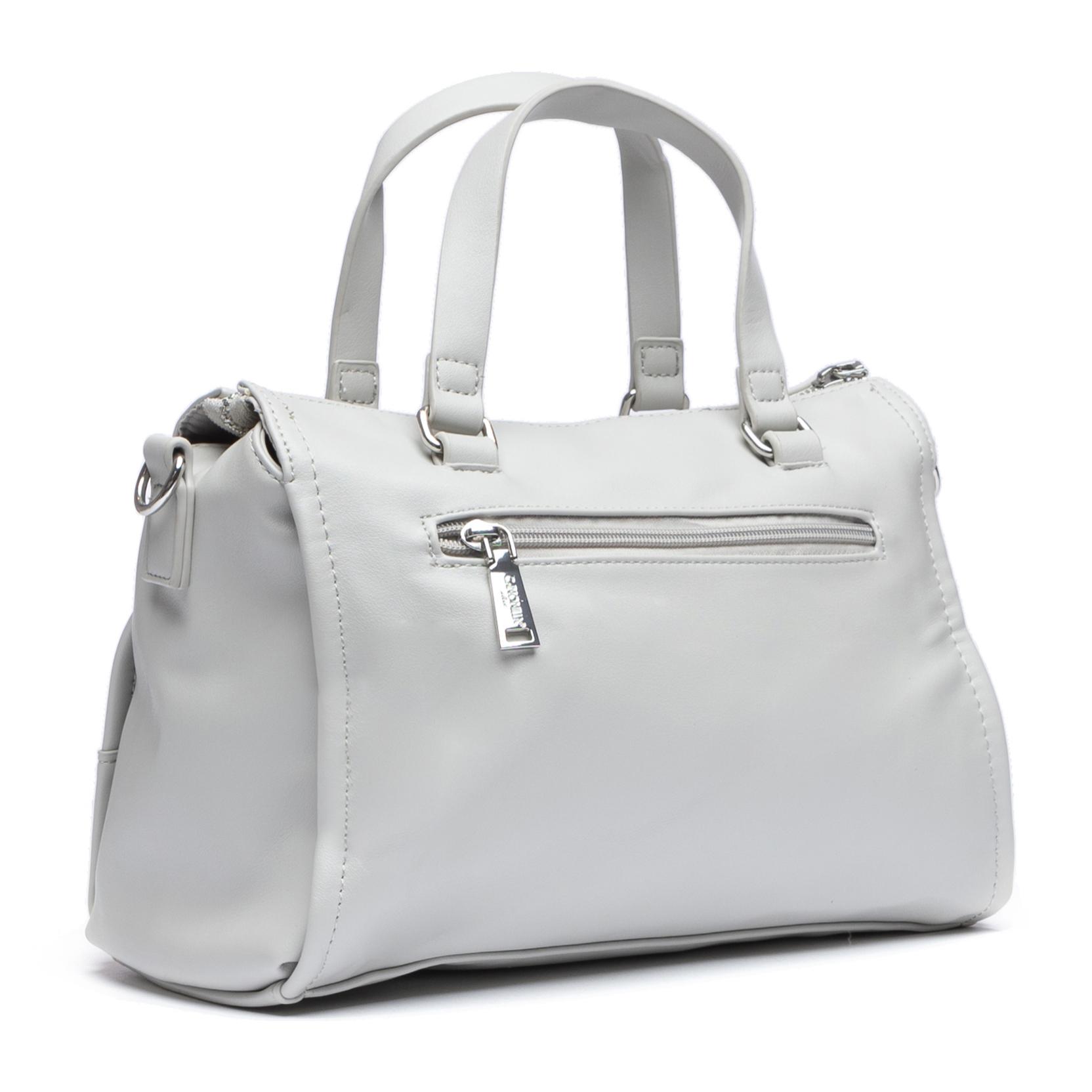 Camomilla - Borsa a bauletto BESYL in Acrilica, bianco (28.5 X 13 X 22 cm)