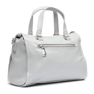 Camomilla - Borsa a bauletto BESYL in Acrilica, bianco (28.5 X 13 X 22 cm)