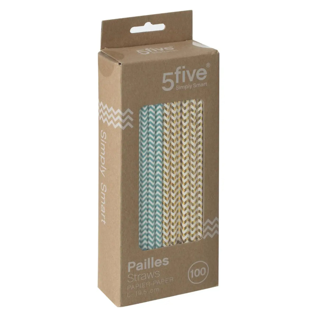 Pailles x 100 Papier d'Or