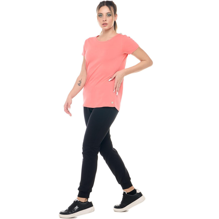 T-shirt a maniche corte da donna Leone Basic
