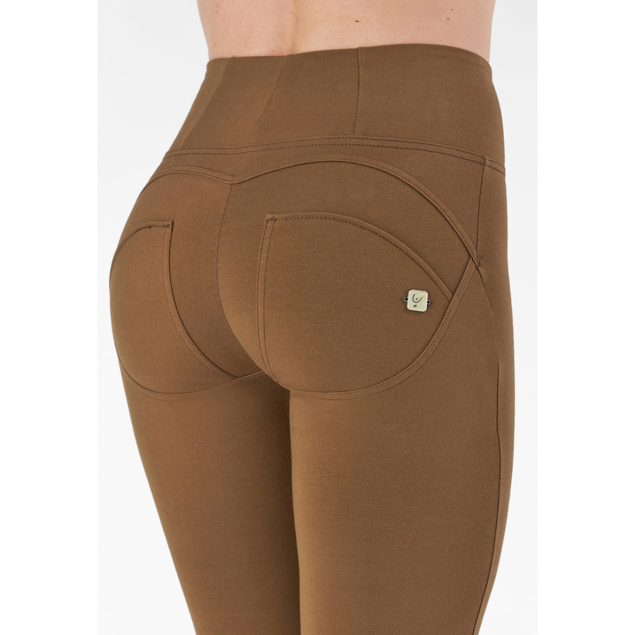 Pantaloni push up WR.UP® 7/8 superskinny vita alta con zip