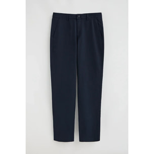 Pantalón cotolino Belami azul marino de corte regular y logo Polo Club