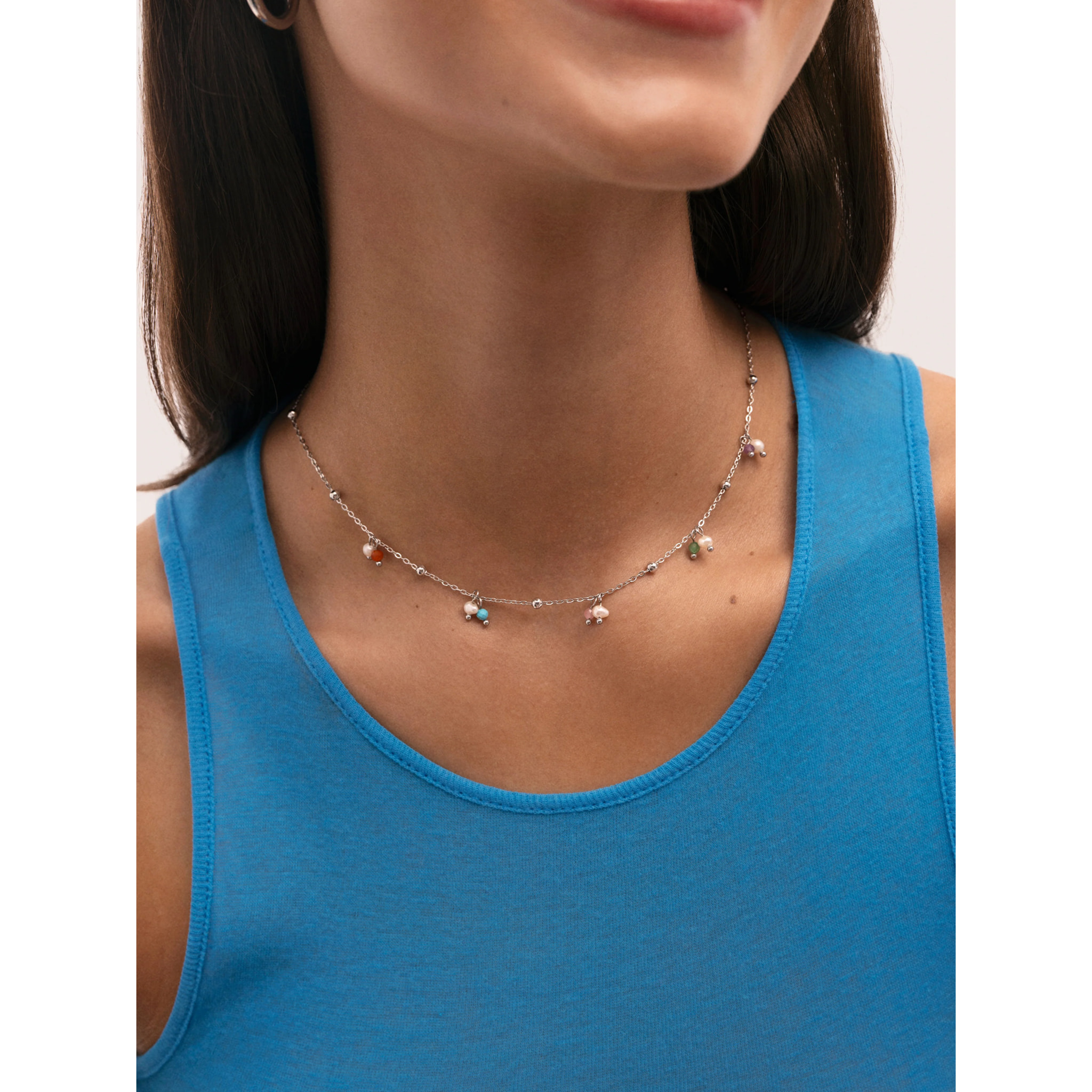Collana Shamira Dots Acier
