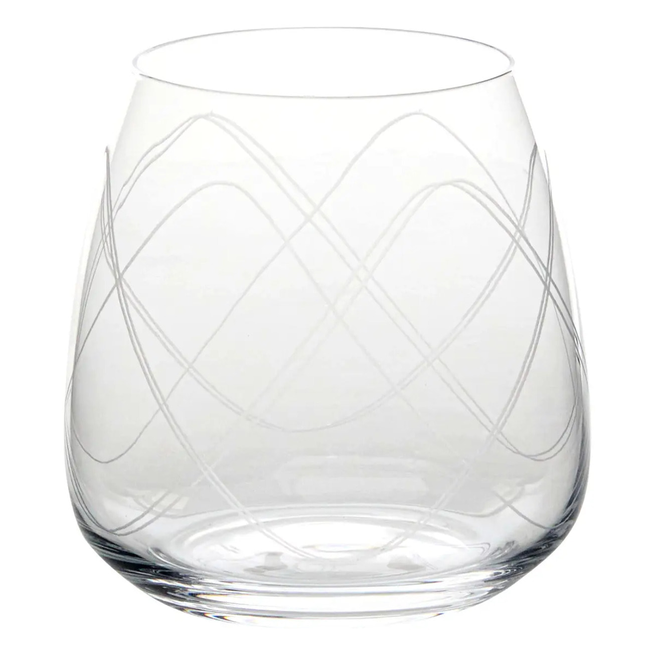 Lot de 4 gobelets bas Talia cristallin